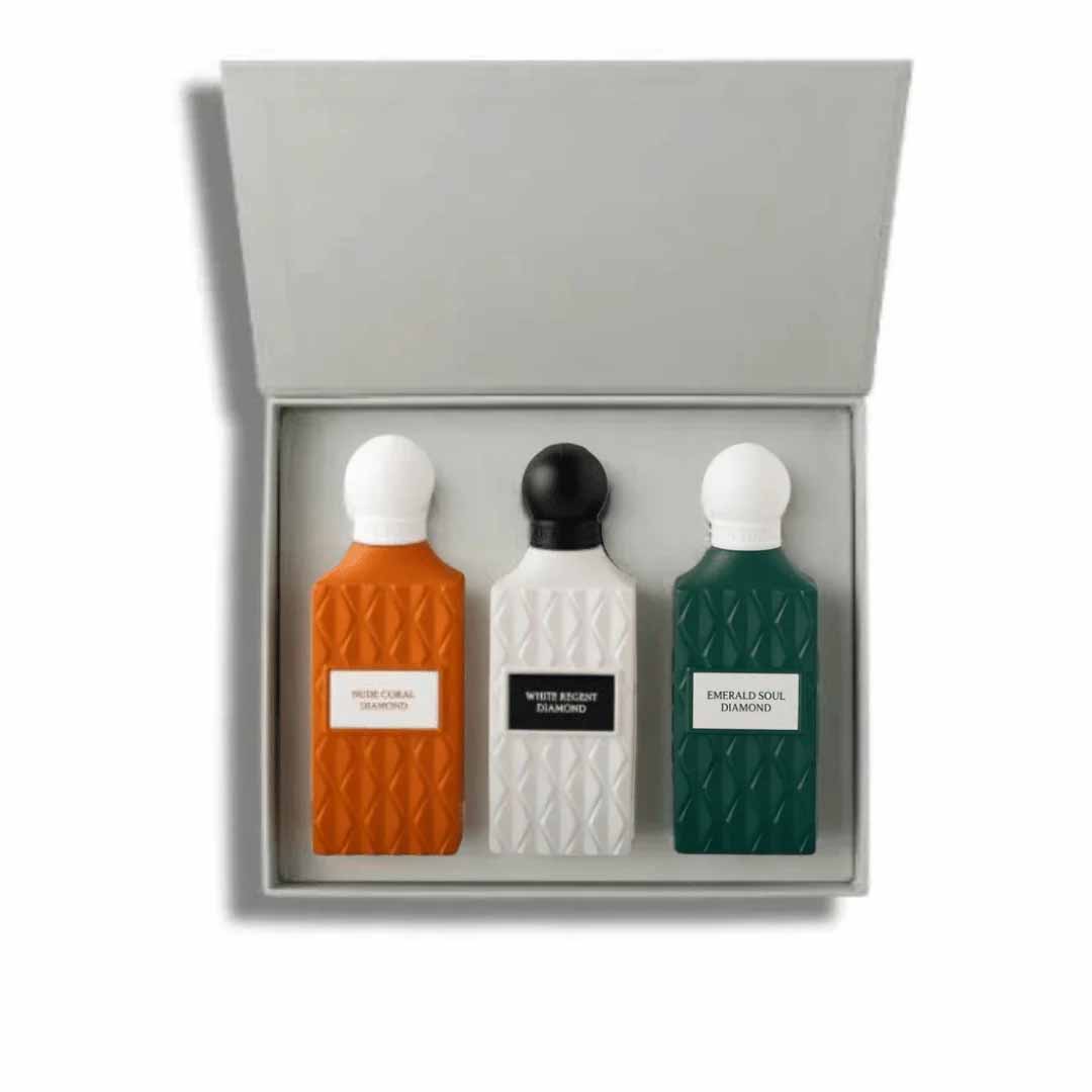 Diamond Collection Blue Box 3 in 1 Perfume by Ibrahim Al Qurashi